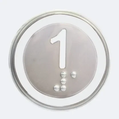 Nyomógomb kerek (VEGA VENUS XL) - Fehér